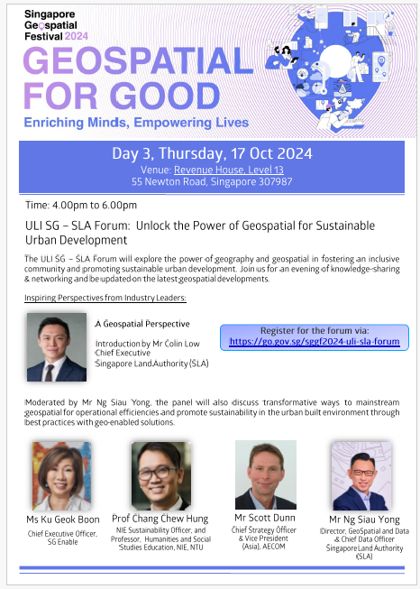 Guestspeakers at ULI SG- SLA Forum